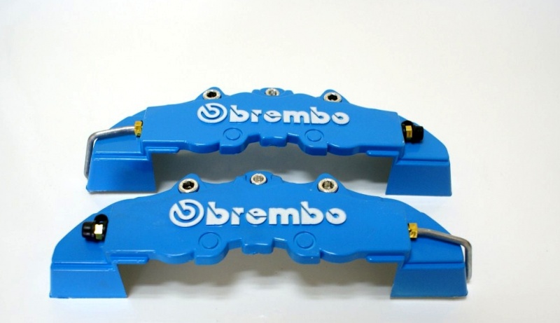 Накладки на суппорта Brembo декоративные 27 см, синие (2 шт)