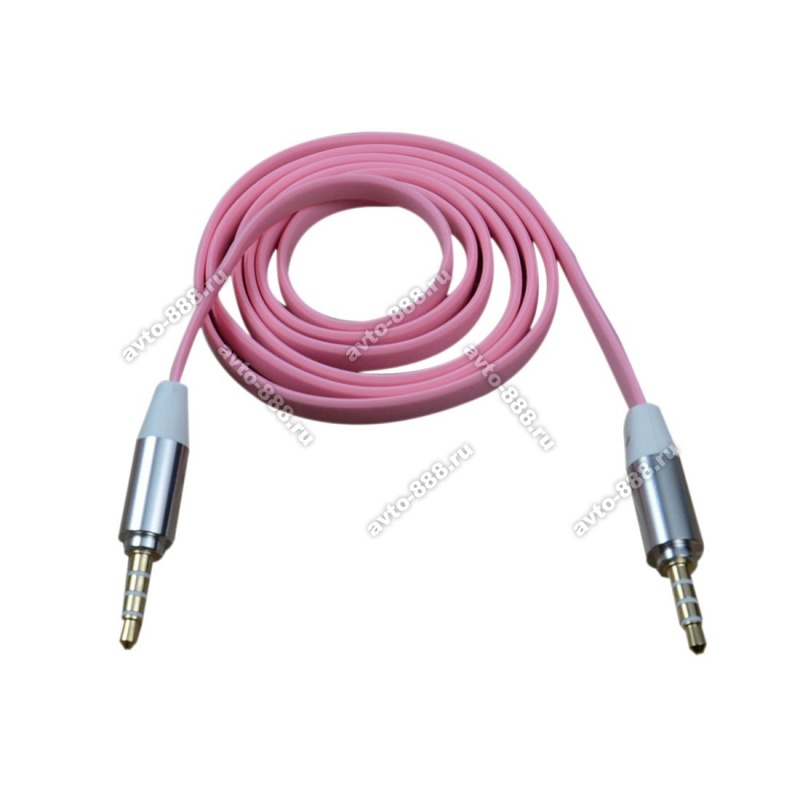 AUX кабель WF-735 розовый