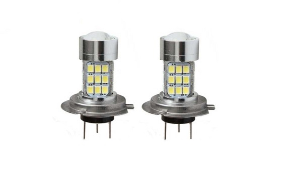 Светодиодные лампочки в фары Н4-2835-30-w 