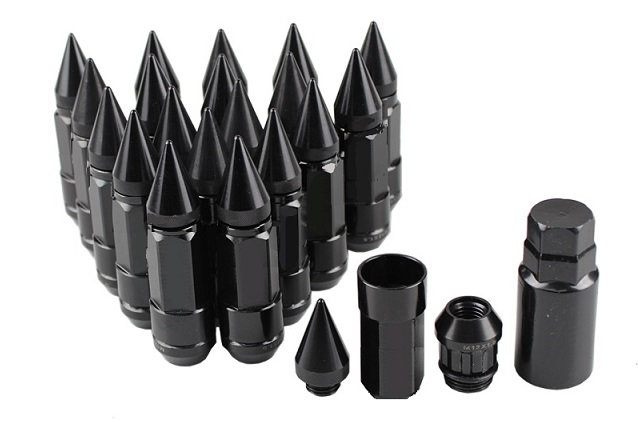 Комплект гаек-карандаш (лёгкие) R104 12*1,5 ( 20 шт, высота 55 мм ) черные