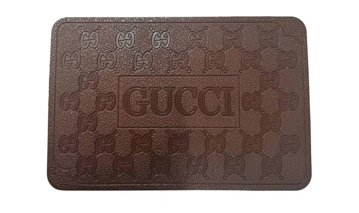 Коврик на панель противоскатный Gucci коричневый  G-7