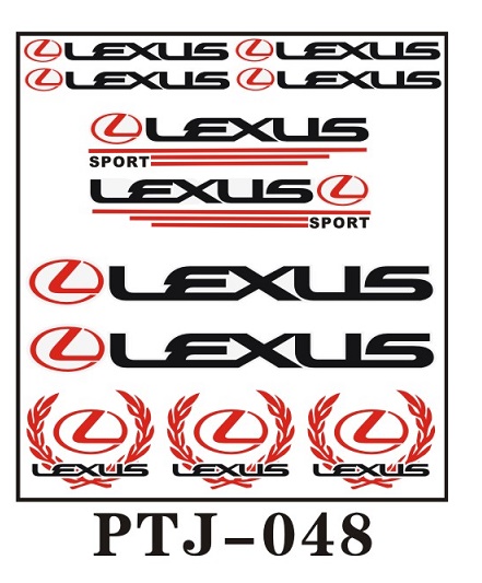 Набор наклеек LEXUS SPORT  PTJ-048