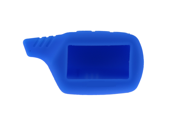 Чехол на пульт сигнализации резиновый темно-синий  В9, А91