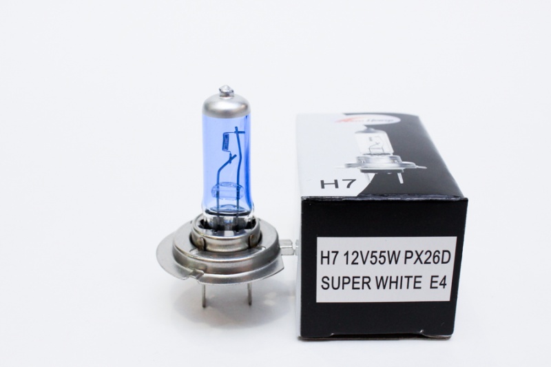 Лампочки H7 12V55W PX26D SUPER WHITE