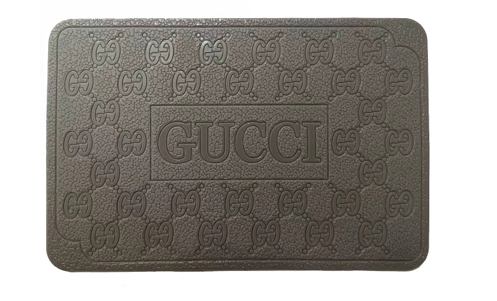 Коврик на панель противоскатный Gucci серый  G-8