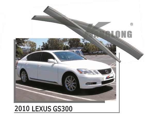 Ветровики оригинальные LEXUS GS300 10--… (хром)