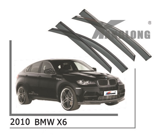 Ветровики оригинальные BMW X6 10--… (хром)