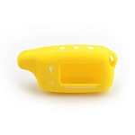 Чехол на пульт сигнализации резиновый желтый  TW-9010/9020/9030