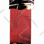 Стразы цветные на панель 170*340мм  красные ZXQ-0202