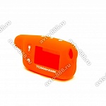 Чехол на пульт сигнализации резиновый оранжевый  TW-9010/9020/9030
