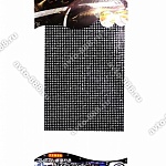 Стразы цветные на панель 170*340мм  черные ZXQ-0202
